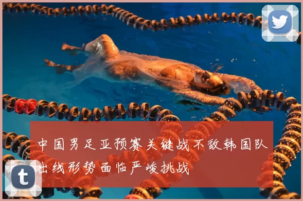 中国男足亚预赛关键战不敌韩国队出线形势面临严峻挑战